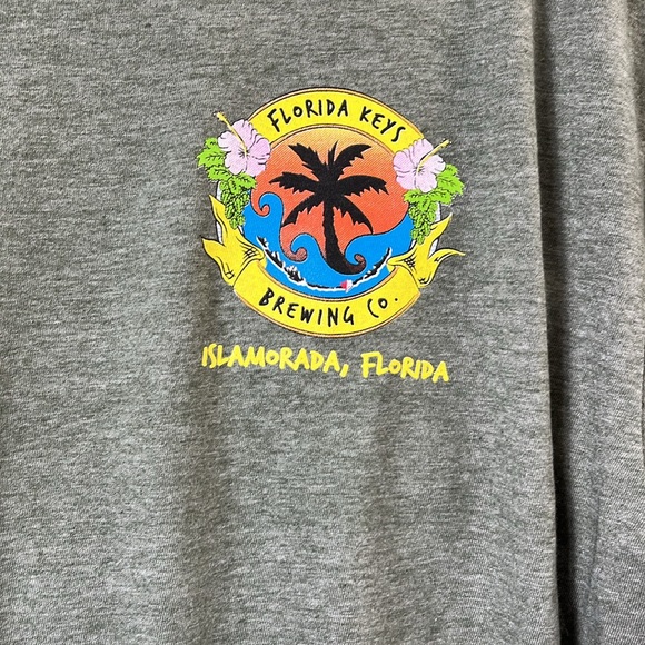 Gildan Florida keys Brewing green short sleeve Tee shirt men’s size L - Picture 2 of 7